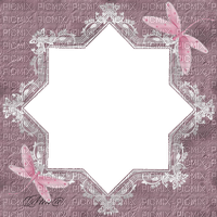 bg-frames-butterfly-pink - Free PNG