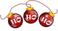 christmas-jul-text-ho-ho-ho-red-deco-minou52 - δωρεάν png