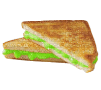 green slime sandwich - GIF animasi gratis