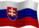 slowakei flag gif - Zdarma animovaný GIF
