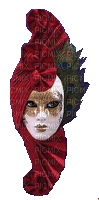 Masque rouge.Cheyenne63 - Бесплатни анимирани ГИФ