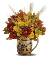 automne fleur vase deco autumn flowers