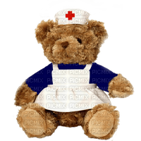 nurse teddy bear - gratis png
