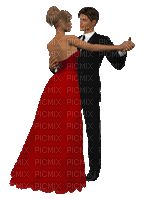 couple dancing - Zdarma animovaný GIF