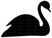 MMarcia silhueta cisne - PNG gratuit