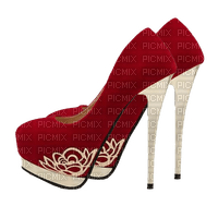 kikkapink deco scrap red fashion shoes - png grátis