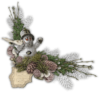 christmas deco winter snowman rox - PNG gratuit