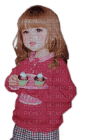 Girl and Cupcakes - kostenlos png