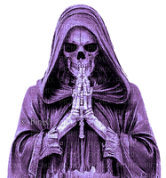 Y.A.M._Gothic skeleton purple - darmowe png