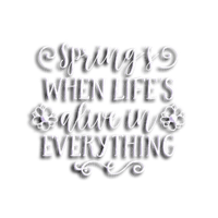 kikkapink spring quote text png transparent - kostenlos png