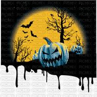 fond Halloween, house, pumpkin,Adam64 - 免费PNG