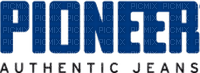 pioneer jeans text logo - безплатен png