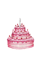 torta - GIF animado grátis