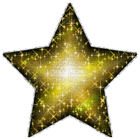gold star gif etoile or - GIF animé gratuit