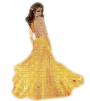 woman long dress bp - PNG gratuit