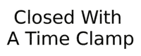 Closed Time Clamp Text - Bogusia - ilmainen png