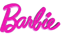 Kaz_Creations Animated Text Logo Barbie - Nemokamas animacinis gif