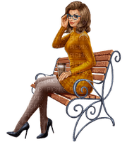 Femme assise - png grátis