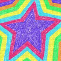Crayon star - 免费动画 GIF