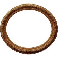 Frame.Oval.Cadre.Brown.Victoriabea - kostenlos png