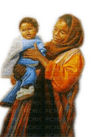 Rena Black Mutter Kind Mother Child - zdarma png