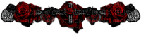 gothic rose border - zadarmo png
