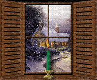 Christmas-window-NitsaPap - GIF animado gratis