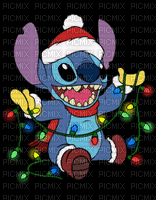 stitch christmas - Gratis animerad GIF