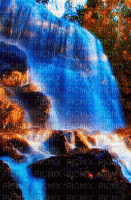 Rena Hintergrund Wasserfall animated - Bezmaksas animēts GIF