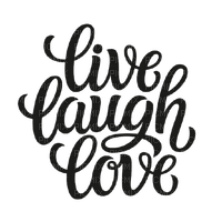 Kaz_Creations Text Live Laugh Love - png gratis