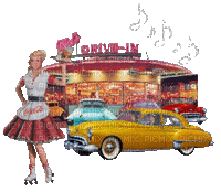 50's diner bp - 無料のアニメーション GIF