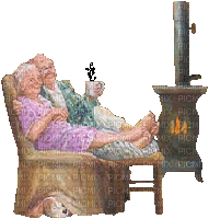 Oma en opa - Безплатен анимиран GIF