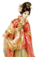 Rena traditionell China Woman Girl Frau pink - zadarmo png