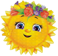 cute sun - PNG gratuit
