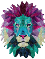 patch picture lion - PNG gratuit