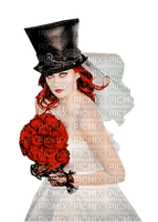 Kaz_Creations Women Woman Femme RedHead Red Head Gothic - ingyenes png