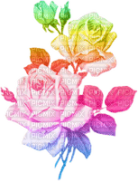 flowers roses - kostenlos png