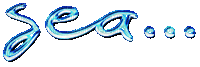 sea text (created with gimp) - Free animated GIF