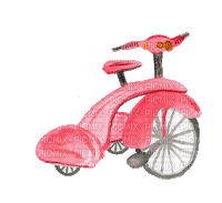 Vintage Tricycle Bike - GIF animé gratuit