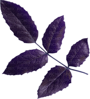 Kaz_Creations Deco Scrap Colours Leaves Leafs Purple - nemokama png