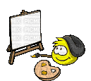 Yellow Puffle - GIF animate gratis