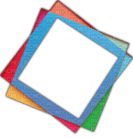 ♡§m3§♡ kawaii stacked frame rainbow - Free PNG