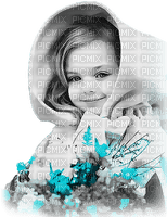 soave children girl flowers autumn winter spring - png gratuito