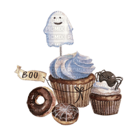 Halloween Cupcake - png ฟรี