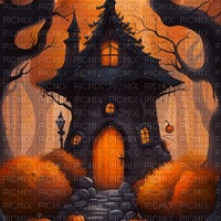 Haunted House in the Woods - gratis png
