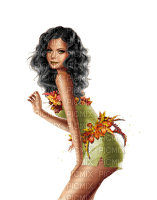 Woman fairy Herbst - png ฟรี