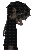 Kaz_Creations Animated Woman Femme Umbrella - Gratis geanimeerde GIF
