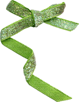 dolceluna ribbon green - PNG gratuit