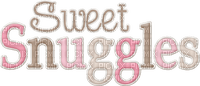 Kaz_Creations Deco  Colours  Logo Text Sweet Snuggles - png gratis