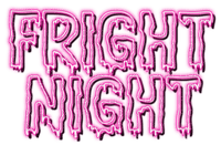 Fright Night.Text.Pink - KittyKatLuv65 - 無料png